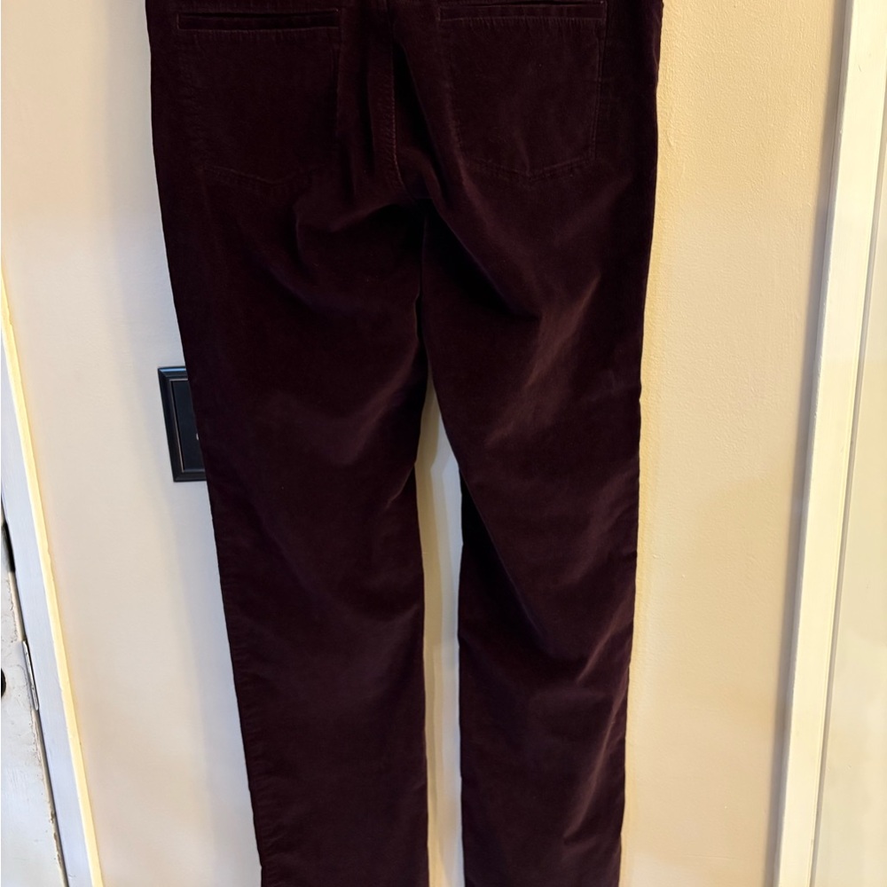 Banana Republic Deep Maroon Corduroys. size 12L - Picture 3 of 5